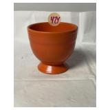 Fiestaware single egg cup, original red (orange)