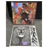 2 Vinyl record LPs Santana