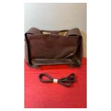 Italian leather brown purse/ carrying bag (new)