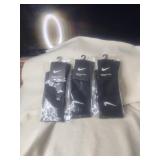 3 Pair Of Black Nike SocksPackaged Ready To