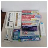 Toothpaste and toothbrushes