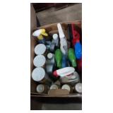 Assortment of cleaning supplies