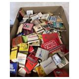 Old advertising match books