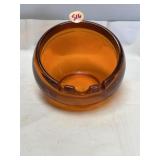 Viking Glass Orb Ashtray 6x4'