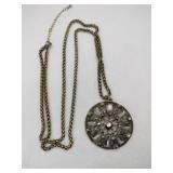 Nina Ricci rhinestone pendant necklace