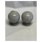 Fiesta 2 5/8-inch Pearl Gray salt and pepper