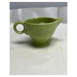 Fiesta ring handle creamer, Chartreuse green, a