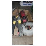 Hyper tough angle grinder , Pruning shears, and