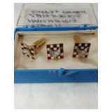 Hatchery Chicken s cufflinks and tritech