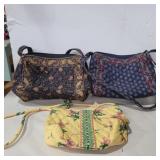 3 Vera Bradley purses