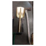 Hatchet,  adjustable Martha Stewart shovel and
