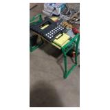 Folding bench and step stool