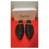 TAYTOE Classic womenï¿½s Mules dress shoes Pu