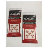 2 Bullseye archery targets 17 in H x 24 in W