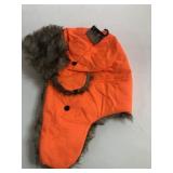 New Faux fur lined insulated trappers hat