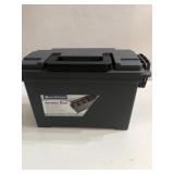 Plastic Ammo box 11-1/2 in W x 7-1/8 in H x 5-7/8