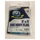 3 ft x 5 ft USA Navy flag