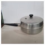 Wearever aluminum skillet with lid r-960
