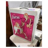 Barbie fashion doll trunk with contents