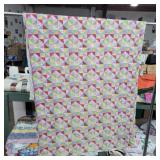 Blanket made to look like quilt but isn't quilted