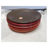 Fiesta Classic Rim dinner plates in various