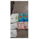 Decorative hand towels and table cloth