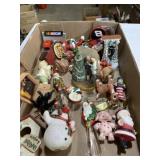 Collection of various Christmas ornaments