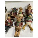 Collection of Christmas ornaments with