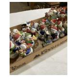 Collection of snowman ornaments