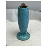 Fiesta turquoise bud vase, one hairline crack not