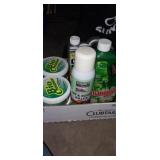 CLR , bio cleaner diamond Brite dish liquid,  and