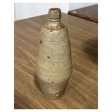 Salt-glazed stoneware bottle, marked Campos