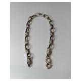 Silver hoop rings   bracelet marked 925    .290oz