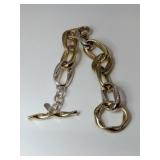 Silver hoop style bracelet marked 925    .700 oz