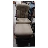 Wooden gliding/rocking chiar with matching foot