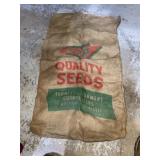 Tennessee Co-op Quality Seeds cloth sack bag.