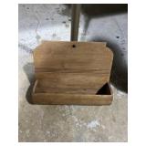 Wooden wall hanging storage container 8 1/2ï¿½ x 8ï¿½