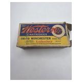 Western 44-40 Winchester Cartridges partial box
