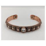 Danbury Mint copper magnetic cuff bracelet