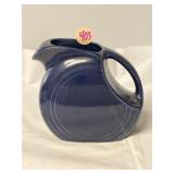 Fiesta disk pitcher, cobalt blue, 5.5' tall