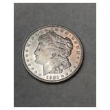1921 Morgan silver dollar