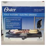 New Oster fold up 9x20 electric griddle