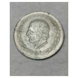 Hidalgo Mexico coin Cinco pesos