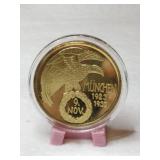 1923-1933 German art round .999 fine silver 1oz