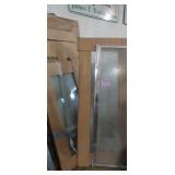 3 Assorted rain glass shower doors various size