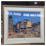 Framed signed and numbered lithograph montecristo