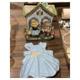 Lipper & Mann and signed blue dress ceramic wall