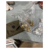 US military pouch with uniform buttons and