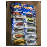 Flat of unopened Hot Wheels