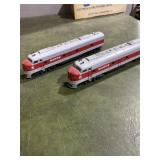 2 Rivarossi HO scale Monon EMD E-8 Diesel
